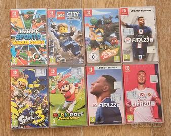 Giochi Nintendo Fifa,Splantoon 3,Ring fit,Mario