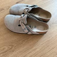 Sabot Birkenstock pelle nabuk originale usato