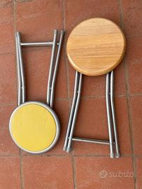  8 Sgabelli belli resistenti