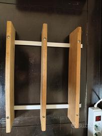 Mensola il legno porta spezie 