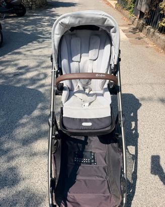 trio cybex con doppia seduta senza navicella