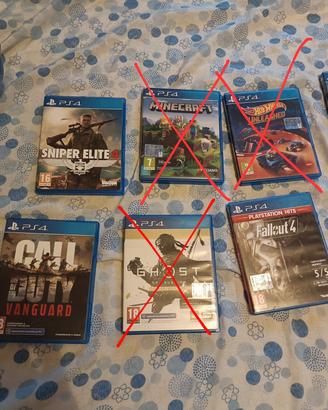 giochi vari ps4(anche separatamente) 