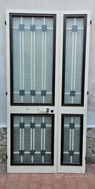 Portone Portoncino blindato in alluminio Bianco