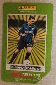 Scheda telefonica Roberto Baggio 1998-99, rara