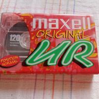 audio cassetta maxell original ur120 sigillata