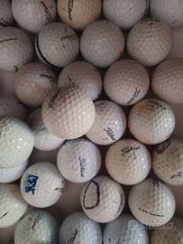 150 palline da golf usate di varie marche