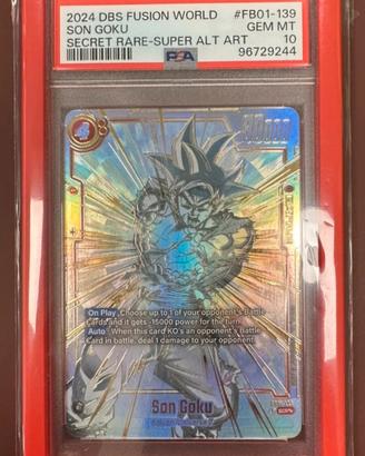 DBS Fusion World Goku FB01 139 SCR EN PSA 10
