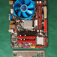 scheda madre socket 775 Biostar G41D3+ cpu+ ram