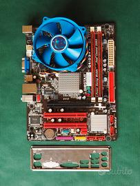 scheda madre socket 775 Biostar G41D3+ cpu+ ram