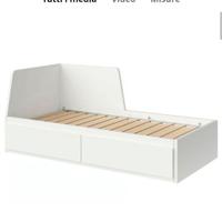 Letto singolo flekke con secondo letto estraibile