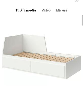 Letto singolo flekke con secondo letto estraibile