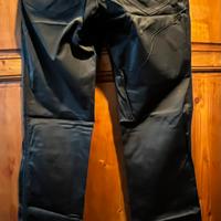 Pantaloni raso nero Cristina Pucci