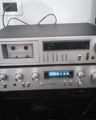 Pioneer piastra + amplificatore pioneer sa 610