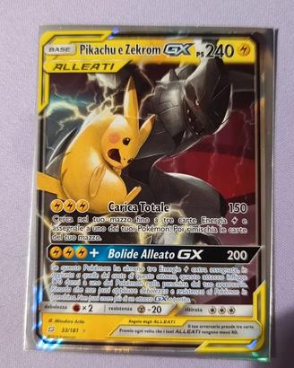 Pokemon Pikachu & Zekrom GX (TEU 33)