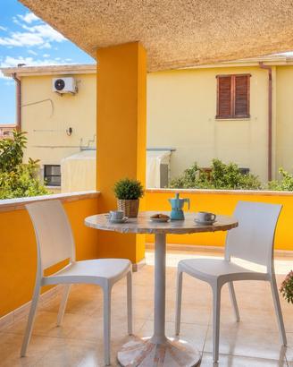 Trilocale barbecue + giardino