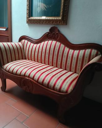 DIVANETTO, SEDIE E TAVOLINO VINTAGE 
