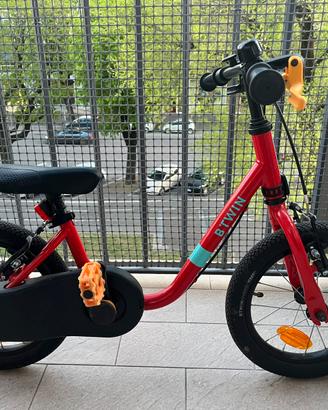 Bici B’Twin 2in1 bambino  3-5 anni