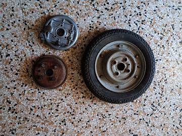 tamburo mozzo e ruota 9 pollici vespa 50N