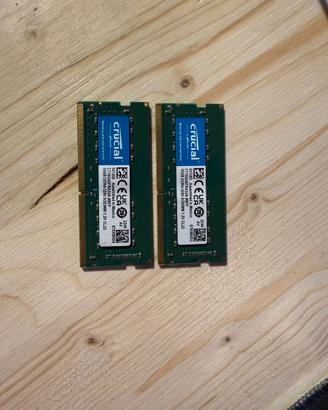 2 x 16gb ram sodimm ddr4 3200hz