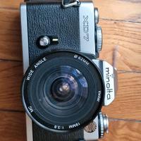 Milota xd7 con vivitar 19 mm f3.8