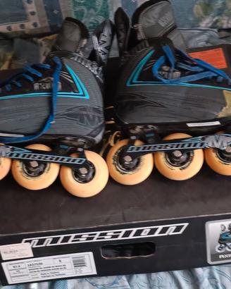 Pattini hockey in linea