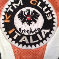 Tuta pelle moto colori KTM