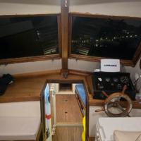 Barca a scafo disloccante di 9,90m