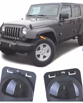 FRECCIE LATERALI JEEP WRANGLER JK 07-17 LED NERO