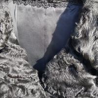 Pelliccia agnellino nera