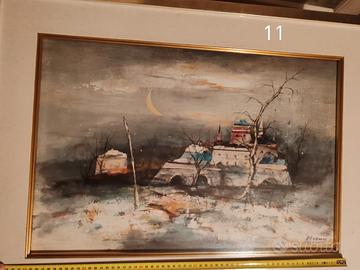 Quadri collezione Piero Garino varie misure 