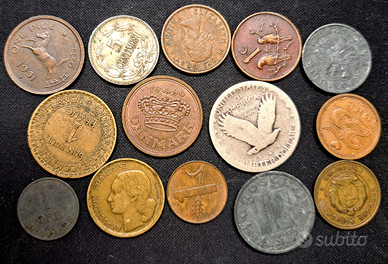 Monete antiche con argento