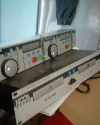 lettore cd doppio 