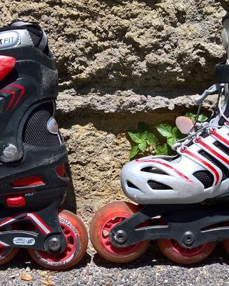 Pattini in linea rollerblade ADJ per bambina/o