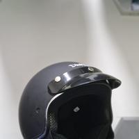 CASCO DIEFFE  CON VISIERINO NERO OPACO