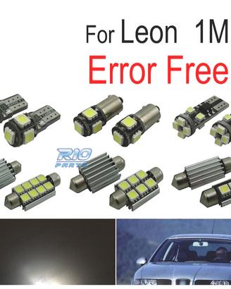 KIT 15 LAMPADE LED INTERNE PER SEAT LEON 1 M 1 99-