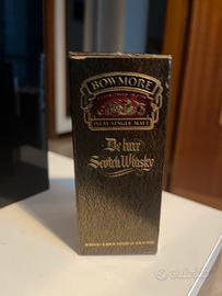 Scatola vuota Whisky Bowmore vintage da collezione
