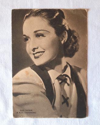 Gail Patrik cartolina d'epoca Attrice Cinema Movie