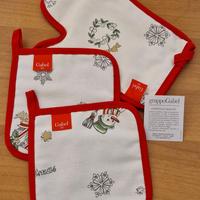 Set presine e guanti Natale