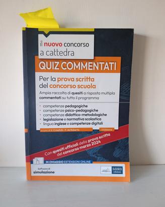 Quiz commentati concorso scuola