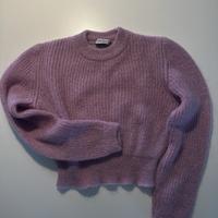 Maglia colore lilla in mohair