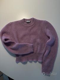 Maglia colore lilla in mohair