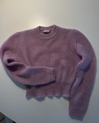 Maglia colore lilla in mohair