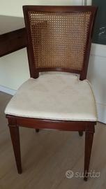 Quattro sedie stile Luigi XVI