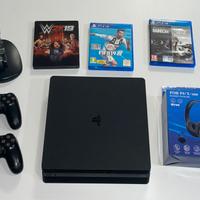 Ps4 slim + giochi e accessori 