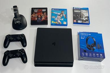 Ps4 slim + giochi e accessori 