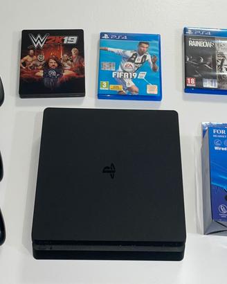 Ps4 slim + giochi e accessori 