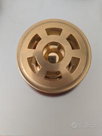 Bottiglia vintage decorativa con tappo dorato