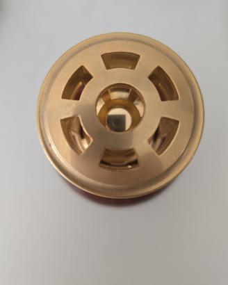 Bottiglia vintage decorativa con tappo dorato