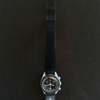 Swatch Omega Mission to The Moon Speedmaster nero