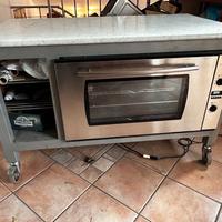 isola acciaio con forno